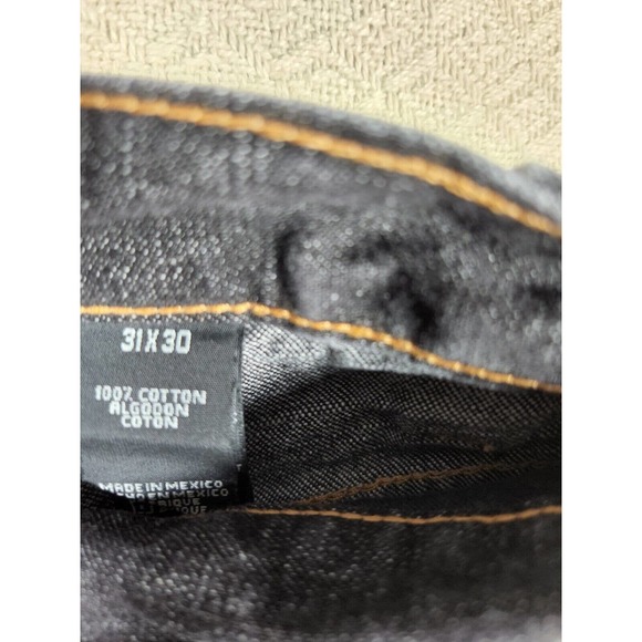 Claiborne Jeans Mens 31x30 Regular Fit Denim Charcoal Wash Pockets NWT 17 - Picture 7 of 12